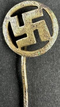 WW2 German Nazi Third Reich Fuhrer NSDAP patriotic stick pin stickpin SWASTIKA