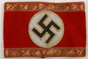 WW2 German Nazi Third Reich NSDAP High leader Officer uniform tunic ARMBAND