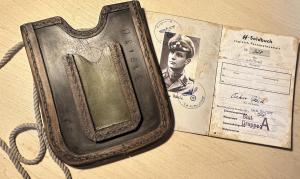 WAFFEN SS 1st panzer grenadier Leibstandarte SS Adolf Hitler LSSAH Totenkopf Soldbuch ID