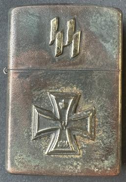 WW2 German Nazi Waffen SS Iron cross ww1 veteran zippo lighter by rzm