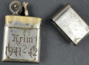 WW2 German Nazi Waffen SS Wehrmacht Krim campaign soldier. lighter