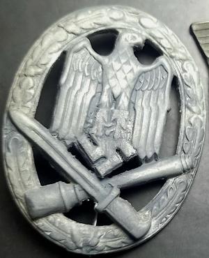 WW2 German Nazi Wehrmacht Waffen SS General Assault Badge By Rudolf Karneth medal award