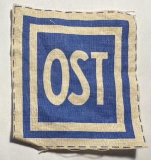 WW2 Germany Nazi Forced Labor in Eastern Europe OST PATCH Holocaust