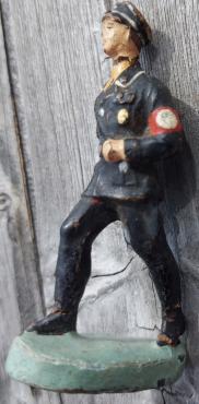 1930s elastolin waffen SS Allgemeine officer figurine toy third reich germany rare