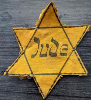 original Star of David JUDE Germany Jew Jewish Holocaust WORN