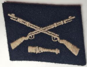 RARE Waffen SS unfamous Dirlewanger division nco collar tab with rzm tag remain