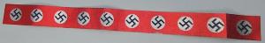 RARE WW2 German Nazi early swastika ruban roll part for celebration of annexation of Austria with the third Reich