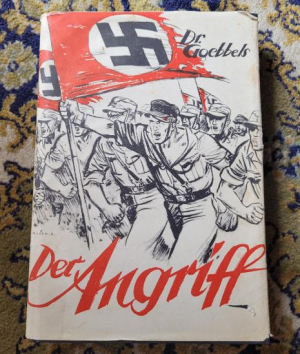 RARE WW2 German Nazi Goebels The Attack der angriff propaganda book