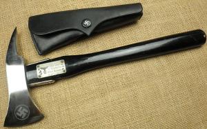 WW2 German Nazi fire FIREMAN dress axe knife weapon dagger original