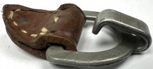 WW2 German Nazi belt buckle loop leather part uniform