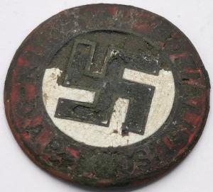 WW2 German Nazi early NSDAP Third Reich membership pin award relic