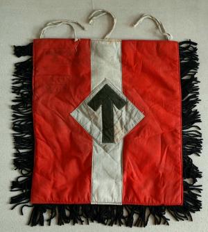 WW2 German NAzi Hitler Youth HJ banner pennant flag marked