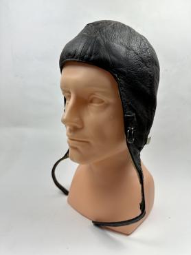 WW2 German Nazi Luftwaffe pilot cap or motorcycle helmet LW Messerscmidt Bf 109