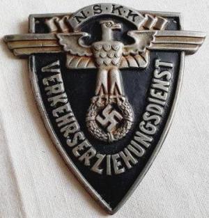WW2 German Nazi NSKK Motorcycle club of the third Reich moto plate
