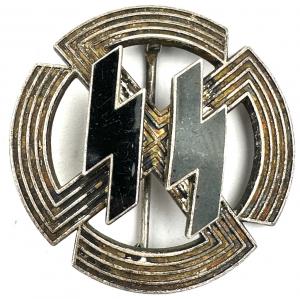 ww2 German Nazi original WAFFEN SS sports badge award unmarked 