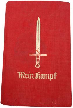 WW2 German Nazi VERY RARE Adolf Hitler MEIN KAMPF OFFICIAL ISSUE ON THE OCCASION OF ADOLF HITLER'S 50TH YEAR 1939 Beamtenausgabe