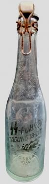 WW2 German Nazi WAFFEN SS panzer LAH LSSAH sportsfest 1934 bottle SS-FUHRER