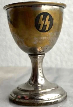 WAFFEN SS silverware kantine shooter cup marked original for sale