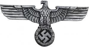 WWII German Nazi 24 inches RailRoad railway Eagle Removed From A Train Car By A U.S. Veteran