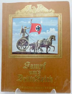 Third Reich book cigarettes photos ALBUM KAMPF UMS DRITTE REICH by Heinrich Hoffmann