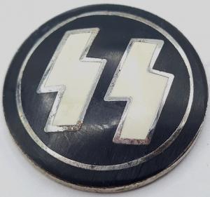 Waffen SS membership enamel pin no prong by RZM m1/4