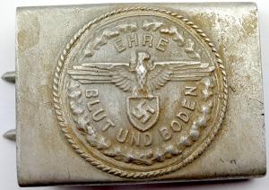 WW2 German Nazi Hitler Youth Blood and Soil belt buckle by rzm HJ Hitlerjugend