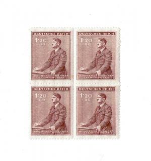 WW2 German Nazi Third Reich Adolf Hitler Fuhrer lot of 26 stamps unused