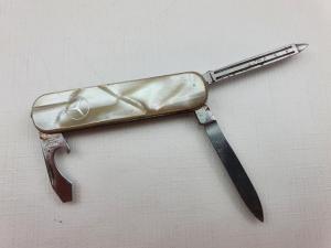 WW2 German Nazi was period Forced Labour Mercedes fabrik pocket knife commemorative gift