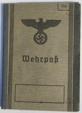 WW2 GERMAN NAZI KRIEGSMARINE ORIGINAL WEHRPASS WITH PHOTO WH