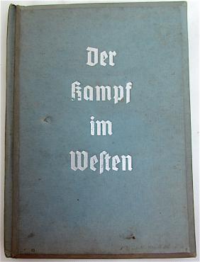 WW2 GERMAN NAZI RARE der kampf im westen stereoscope 100 photos BOOK SS wehrmacht