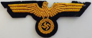 WW2 GERMAN NAZI TUNIC REMOVED KRIEGSMARINE EAGLE PATCH INSIGNIA 