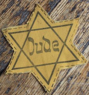 star of david patch original jude germany holocaust jew jewish worn