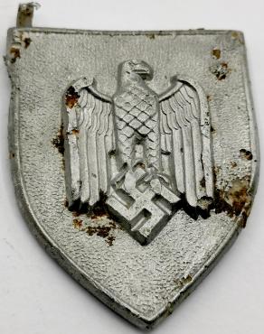 WW2 GERMAN NAZI AFRIKA KORPS AK TROPICAL HELMET INSIGNIA