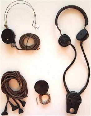 WW2 GERMAN PANZER WAFFEN SS TOTENKOPF WEHRMACHT HEADPHONES MIC MANNEQUIN KIT TK