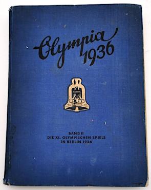 WW2 GERMAN NAZI 1936 OLYMPICS OF BERLIN ADOLF HITLER BOOK BAND II TOME 2