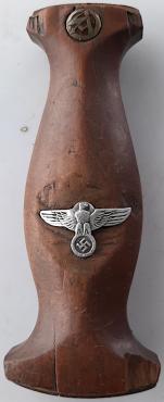 WW2 GERMAN NAZI EARLY SA NSKK N.S.K.K WOODEN HANGER GRIP DAGGER HANDLE TRANSITIONAL LATE ORIGINAL SALE