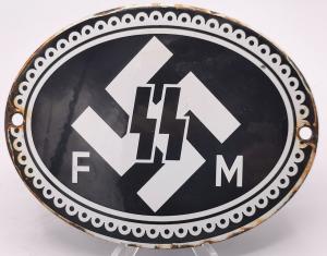 WW2 GERMAN NAZI WAFFEN SS MEMBERSHIP SIGN PIN ORIGINAL FOR SALE MILITARIA DEALER