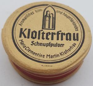 WW2 GERMAN NAZI RARE WAFFEN SS SNUFF POWDER BOXE KLOSTERFRAU MOUNTAIN HUNTER SS