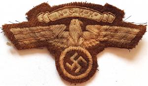 WW2 GERMAN NAZI NICE TUNIC REMOVED NSKK SLEEVE EAGLE PATCH INSIGNIA UNIFORM N.S.K.K