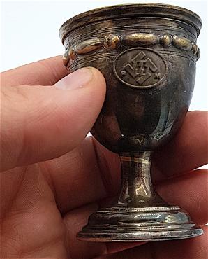 WW2 GERMAN NAZI NICE WAFFEN SS - FM MEMBERSHIP SILVERWARE CUP