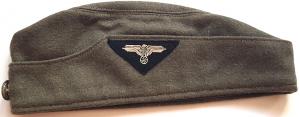 WW2 GERMAN NAZI RARE EARLY SS-VT OVERSEAS WAFFEN SS CAP HEADGEAR - WITH THE SS RZM TAG