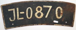 WW2 GERMAN NAZI WEHRMACHT ARMY HEER MOTORCYCLE HARLEY DAVIDSON FIT LICENCE PLATE SS