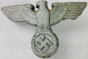 WW2 GERMAN NAZI WEHRMACHT HEER VISOR CAP EAGLE INSIGNIA