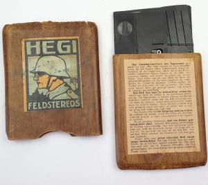 3D stereo glasses for field use Wehrmacht - in case - hegi feldstereo