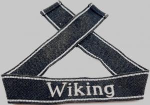 5th waffen SS Panzer Division Wiking tunic removed uniform cuff title by RZM