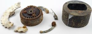 Enigma machine cipher rotor gear part original ww2 nazi for sale