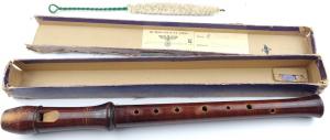 WW2 German Nazi Hitler Youth HJ musical instrument flute original box stamped