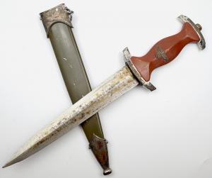 WW2 German Nazi RARE NPEA Student dagger by Karl Burgsmüller chained leader original for sale