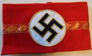 WW2 German Nazi Third Reich high rank officer NSDAP armband with oakleaves