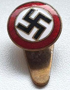 WW2 German Nazi Third Reich VERY RARE enamel NSDAP membership pin badge
